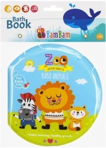 KSIĄŻECZKA DO KĄPIELI ZOO, BAM BAM