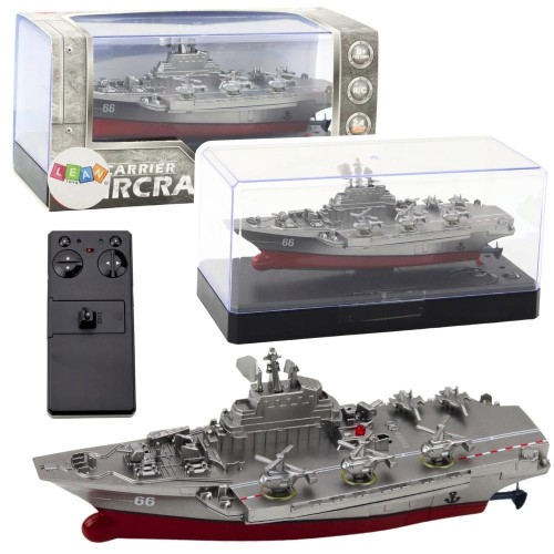 Statek militarny RC 15cm, Leantoys