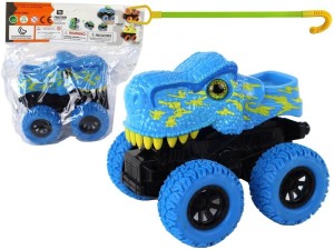 TERENÓWKA PCHACZ TYRANOZAUR NIEBIESKI, LEANTOYS