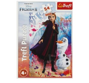 PUZZLE 54 MINI W ŚWIECIE ANNY I ELSY 1 TREFL