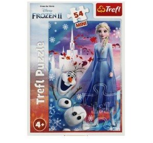 PUZZLE 54 MINI W ŚWIECIE ANNY I ELSY 4 TREFL