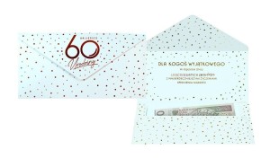 KOPERTA PODARUNKOWA ELITE URODZINY 60