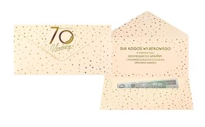 KOPERTA PODARUNKOWA ELITE URODZINY 70