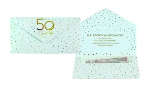 KOPERTA PODARUNKOWA ELITE URODZINY 50
