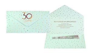 KOPERTA PODARUNKOWA ELITE URODZINY 30