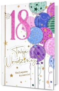 KARNET URODZINY 18