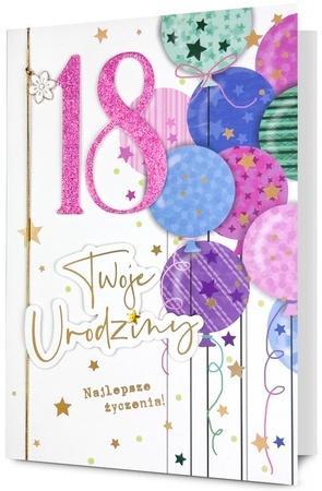 Karnet Urodziny 18