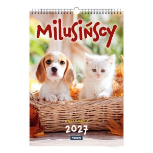 KALENDARZ 2027 A3 ŚCIENNY MILUSIŃSCY