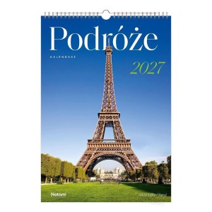 KALENDARZ 2027 A3 ŚCIENNY PODRÓŻE
