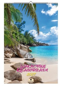 KALENDARZ 2027 A3 ŚCIENNY WAKACYJNE KRAJOBRAZY