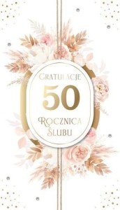 KARNET ROCZNICA ŚLUBU 50