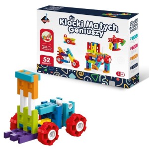 KLOCKI MAŁYCH GENIUSZY DRABINKI 52EL, ASKATO