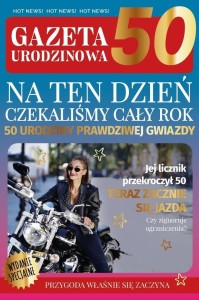 KARNET URODZINY GAZETA 50