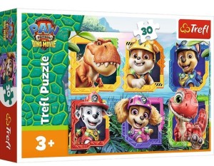 PUZZLE 30 WYSPA DINOZAURÓW TREFL, TREFL