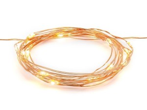 LAMPKI DEKORACYJNE LED MIEDZIANY 1,90M