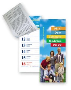KALENDARZ 2027 TYG MAGNES MINI DOM ZDROWIE RODZINA