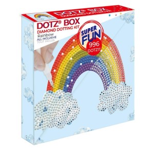 DIAMOND DOTZ BOX - RAINBOW SMILE, DIAMOND DOTZ