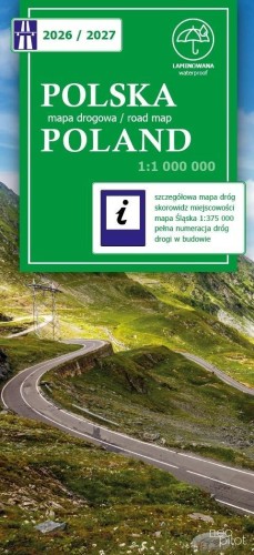 Polska mapa drogowa 1:1 000 000, praca zbiorowa