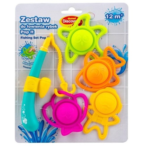 Zestaw do łowienia rybek Pop It, Dumel