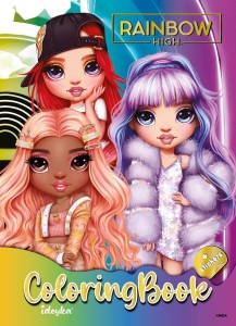 KOLOROWANKA Z NAKLEJKAMI RAINBOW HIGH