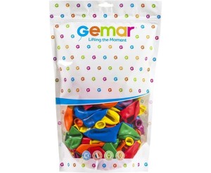 BALONY PASTELOWE RÓŻNOKOLOROWE 33CM 50SZT