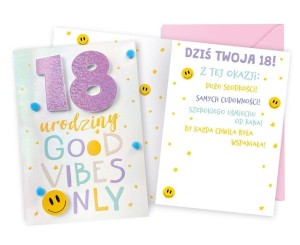 KARNET B6 URODZINY 18