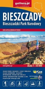 BIESZCZADY, BIESZCZADZKI PARK NARODOWY 1:50 000