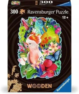 PUZZLE DREWNIANE 300 PTAKI, RAVENSBURGER