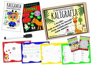 KALIGRAFIA. ZESTAW EDUKACYJNY DLA DZIECI