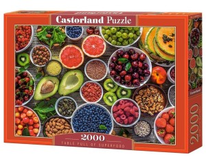 PUZZLE 2000 TABLE FULL OF SUPERFOOD CASTOR