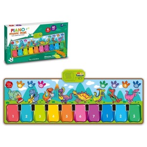 MATA MUZYCZNA PIANINKO DINOZAURY, TRIFOX