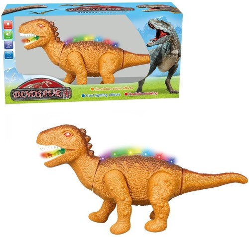 Dinozaur chodzący na baterie z głosem, Trifox