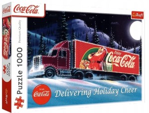 PUZZLE 1000 COCA-COLA: ŚWIĄTECZNA CIĘŻARÓWKA TREFL