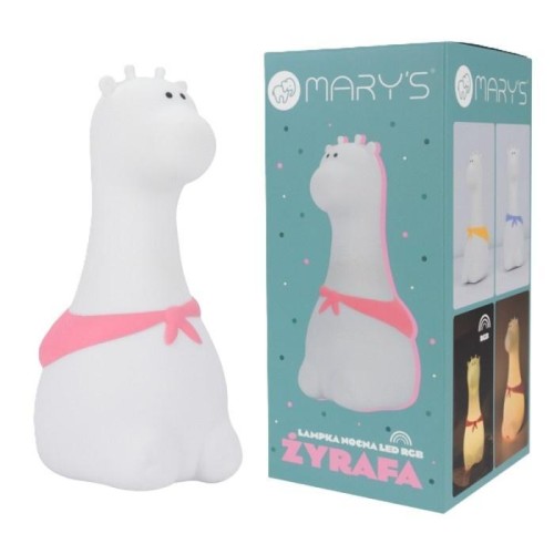 Lampka nocna LED RGB żyrafa, Mary's