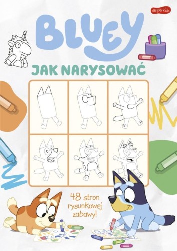 Bluey. Jak narysować, praca zbiorowa