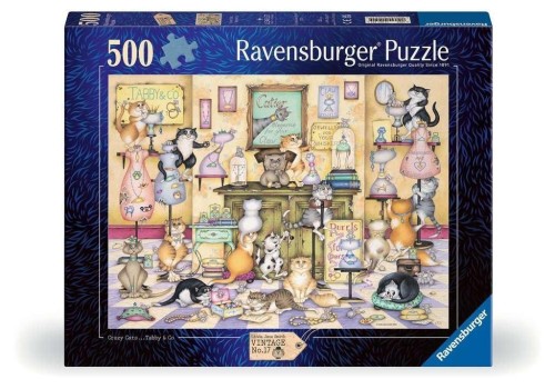 Puzzle 500 Szalone koty, Ravensburger