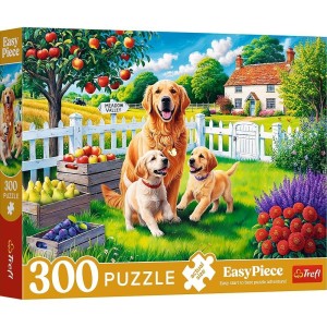 PUZZLE 300 EASYPIECE - PIESKI NA WSI TREFL, TREFL
