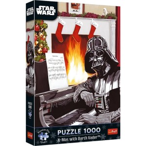 PUZZLE 1000 ŚWIĘTA Z DARTH VADER TREFL, TREFL