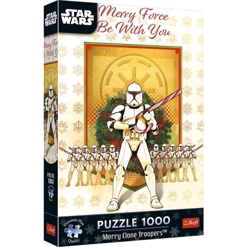 Puzzle 1000 Świąteczny Patrol Szturmowców TREFL