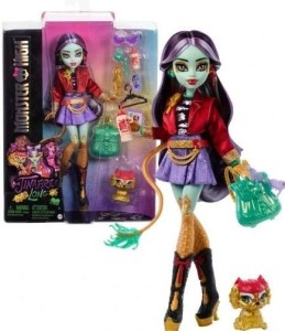 MONSTER HIGH LALKA JINAFIRE LONG + ZWIERZĄTKO