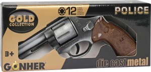 PISTOLET METALOWY NA KAPISZONY 12 STRZAŁÓW, GONHER