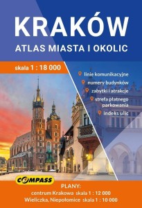 PRZEWODNIK KRAKÓW ATLAS MIASTA I OKOLIC