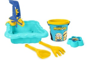 MINIONS PIASKOWNICA Z KOMPLETEM DO PIASKU, WADER