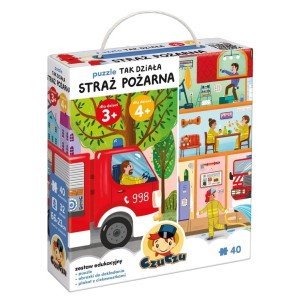 CZUCZU PUZZLE TAK DZIAŁA STRAŻ POŻARNA 3+, 4+