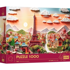 PUZZLE 1000 PAPER ART: PARYŻ TREFL, TREFL