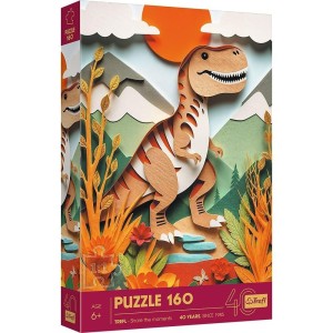 PUZZLE 160 PAPER ART: DINOZAUR TREFL, TREFL