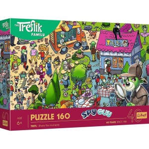 PUZZLE 160 TREFLIKI CELEBRUJĄ TREFL, TREFL