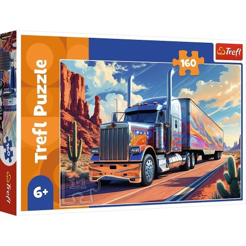 Puzzle 160 Ciężarówka w trasie TREFL, Trefl