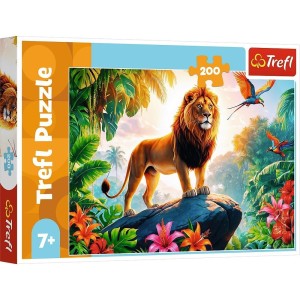 PUZZLE 200 KRÓL DŻUNGLI TREFL, TREFL