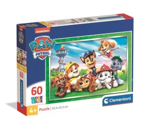 PUZZLE 60 SUPER KOLOR PSI PATROL, CLEMENTONI